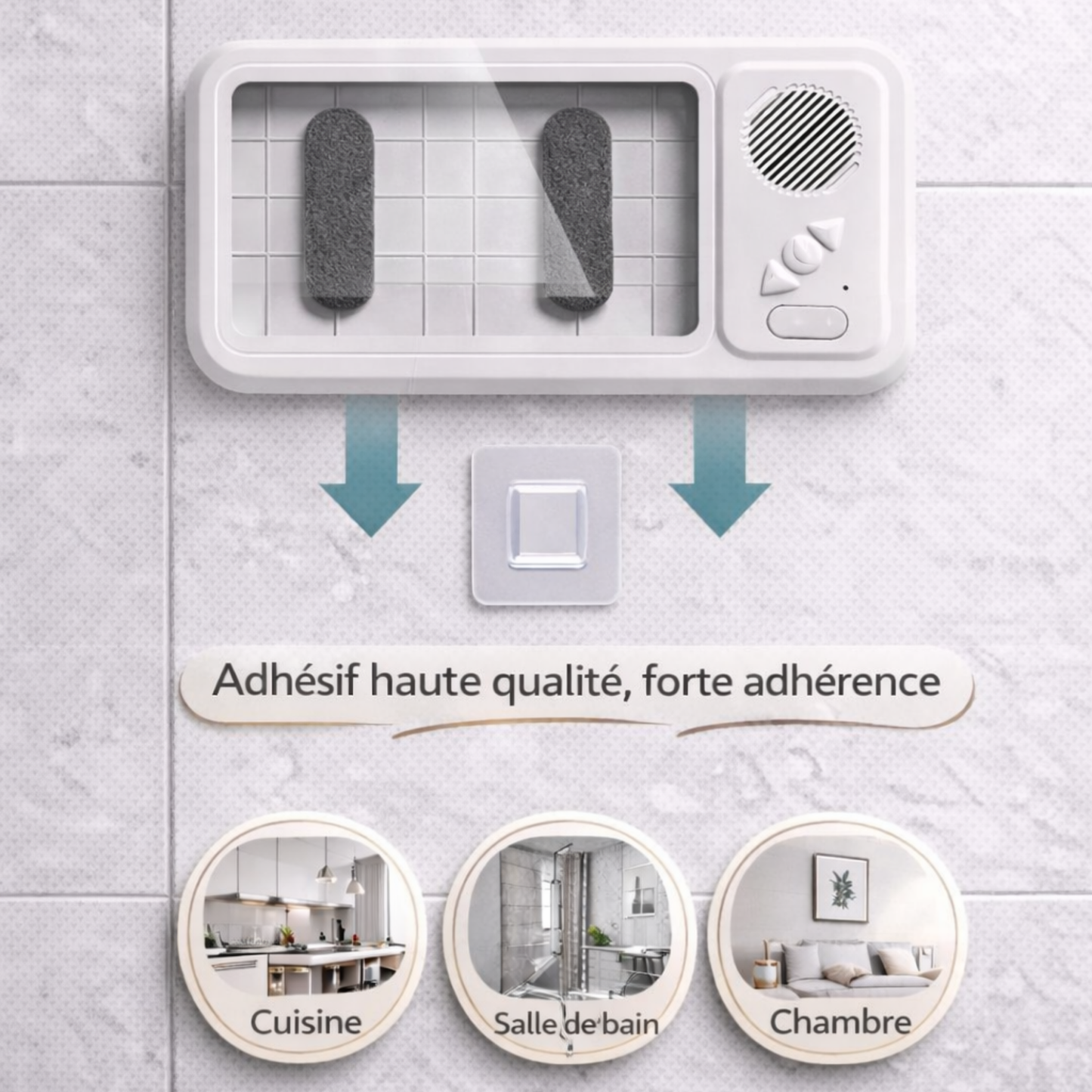 BathBeats™ - The phone holder for better showers.